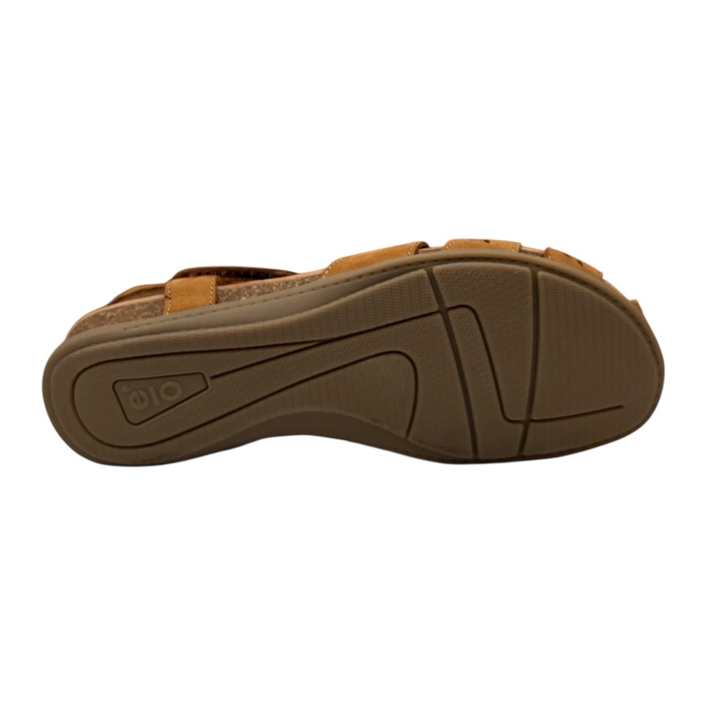 Earth Birdy Women's Leather‎ Fisherman Sandals Size 9.5 Brown-Tan Arch Support - Picture 8 of 12